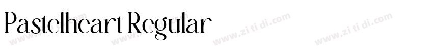 Pastelheart Regular字体转换 Pastelheart Regular字体转换